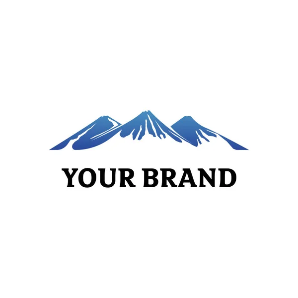 Plantilla Logotipo Diseño Vectorial Creativo Vector Montaña Logo Aventura — Foto de Stock