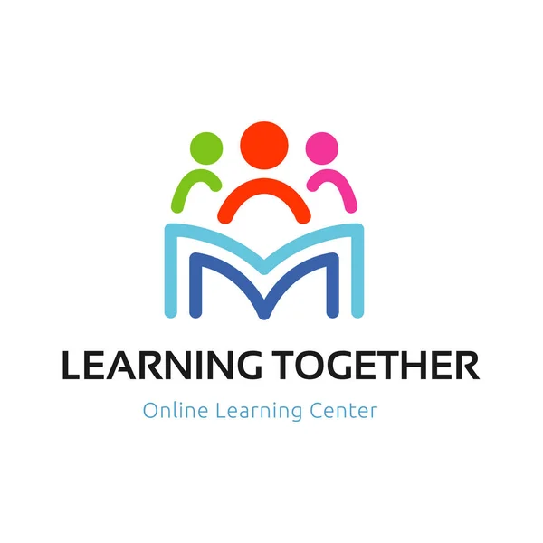 Szablon Projektu Logo Edukacją Online — Zdjęcie stockowe