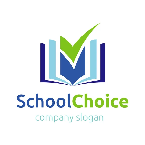 Шкільний Освітній Дизайн Логотипу — стокове фото