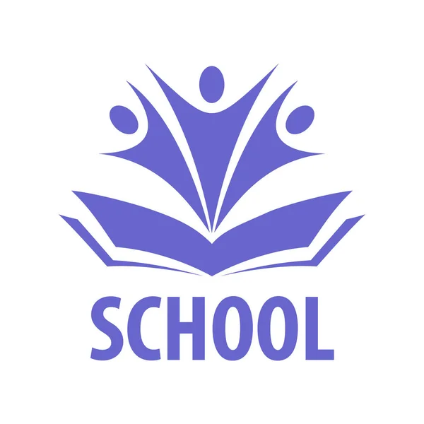 Modello Logo Con Concetto Istruzione — Foto Stock