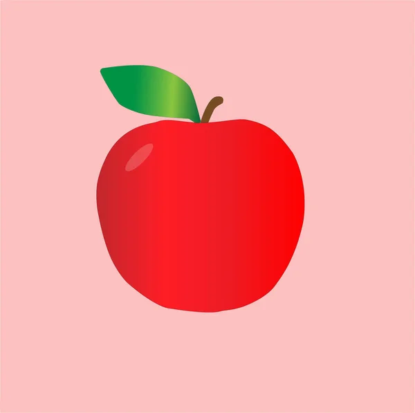 Kırmızı Elma Meyve Taze — Stok fotoğraf