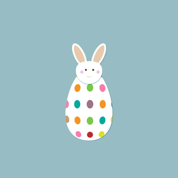 Feliz Pascua Conejo Tarjeta Diseño —  Fotos de Stock