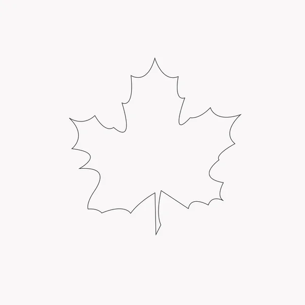 Autumn Vector Leaf Design Symbol — Stock Photo, Image