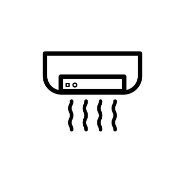 Klima hattı simgesi. Vektör grafikleri