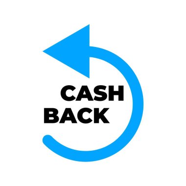 Nakit ikon seti. Nakit sadakat programı. Para iadesi etiketi. Ortaklık programı için para servisini geri ver. İkramiye nakit iade ikonu. Vektör illüstrasyonu.