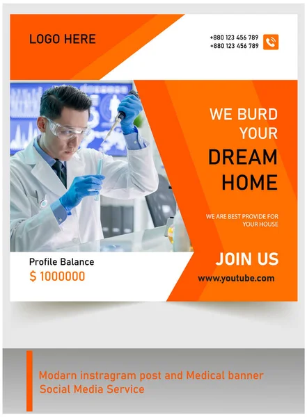 Sosyal medya iletisi ve web şablonu