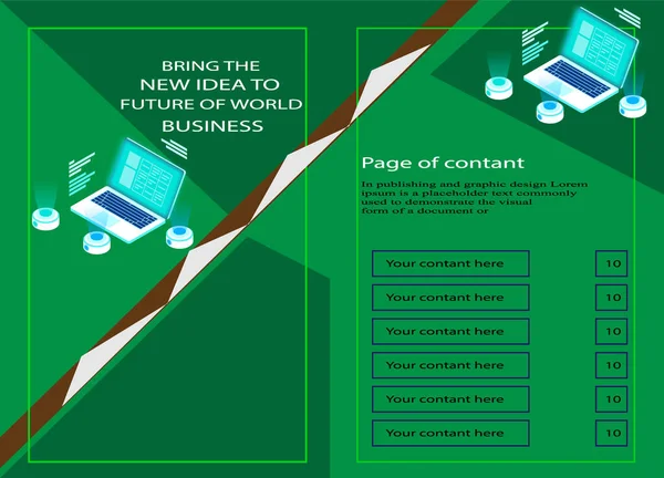 Sosyal medya ileti pankartı ve web şablonu