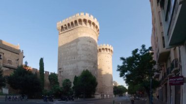 Valencia, İspanya; 8-22-2023 Valencia Kulesi