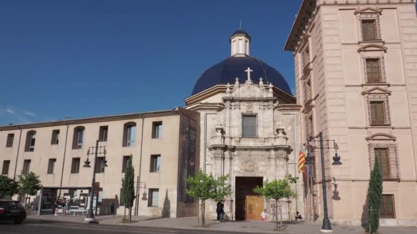 Walencja Hiszpania 2023 Muzeum Sztuk Pięknych Miasta Walencji — Wideo stockowe
