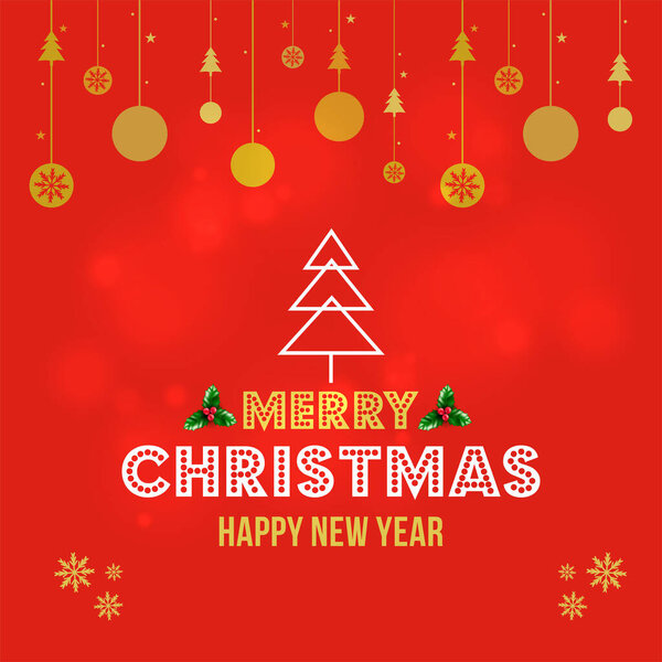 Вектор поздравлений с Рождеством