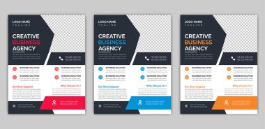 Yaratıcı iş kurumu broşür tasarımı. Pazarlama, iş teklifi, promosyon, reklam, yayın, kapak sayfası. Sosyal medya gönderi şablonu pazarlanıyor.