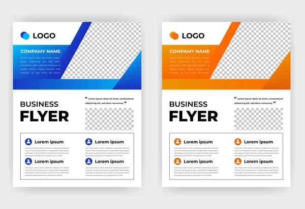 Corporate Creative Business Flyer Template Design Poster Flyer Pamphlet Brochure — Stock Vector