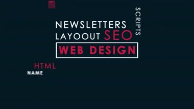 Web tasarımı kinetik tipografi
