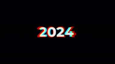 2024 mutlu yeni yıl 2024 animasyon metni yeni yıl