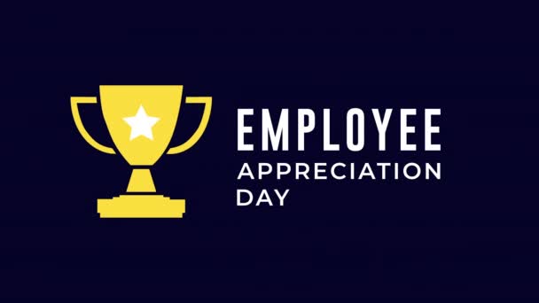 従業員の感謝の日 ビデオ — ストック動画