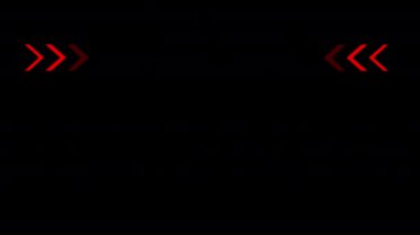 Kırmızı Dinamik ok animasyon sembolü. 4K video illüstrasyonu