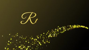 Müslümanların kutsal Ramazan ayı kutlamaları. Parıldayan Işık Çemberi 'nde parlayan yıldız tozu sarmal parçacık etkisi animasyonu izleri sürüyor.. 