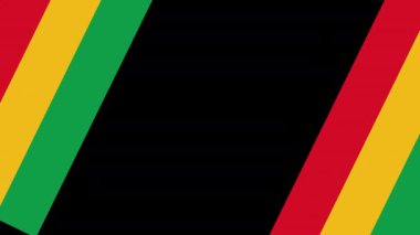 Haziran Bağımsızlık Günü animasyon metni. Özgürlük ya da Özgürlük Günü.