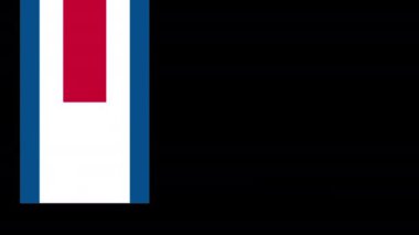 Bayrak ve tipografi ile Ulusal Gününüz kutlu olsun 4k video animasyonu