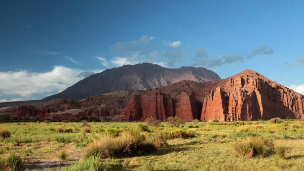 Идиллический Пейзаж Мбаппе Вид Красный Песчаник Скальную Формацию Названием Замки — стоковое фото