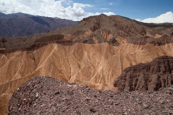 Песчаные Скалы Вид Оранжевую Пустынную Скалу Пресноводный Лед Горы Тилькаре — стоковое фото