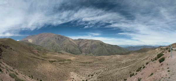 Идиллический Пейзаж Красивыми Горами Вид Живописные Горы Анды Аргентина — стоковое фото