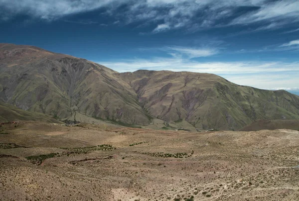 Beliebtes Wahrzeichen Cuesta Del Obispo Salta Argentinien Luftaufnahme Der Grünen — Stockfoto