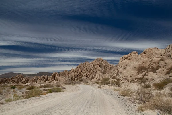 stock image Travel. Quebrada de las Flechas. Desert Route 40 in Salta, into the Andes mountains, Argentina