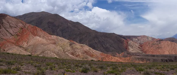Andácké Pohoří Panorama Pohled Údolí Barevné Hory Pod Krásnou Oblohou — Stock fotografie