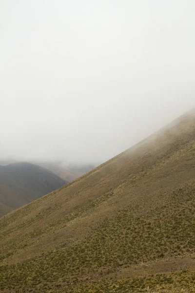 Vista Aérea Las Montañas Niebla Madrugada — Foto de Stock