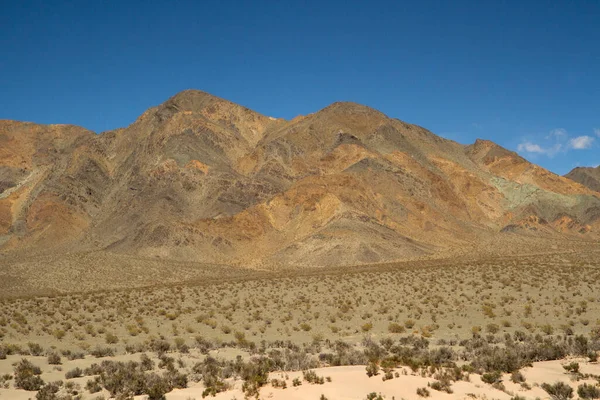 Andok Hegység Kilátás Száraz Sivatag Homok Növény Szikla Homokkő Hegyek — Stock Fotó