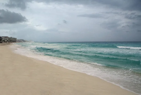 Playa Vacía Día Tormentoso — Foto de Stock
