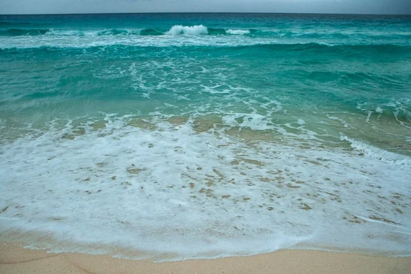Magische Strandlandschaft Der Karibik Schöne Aussicht Auf Die Türkisfarbene Farbe — Stockfoto