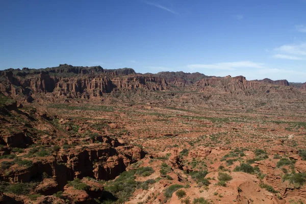 Доисторические Скалы Сьерра Лас Кихадас Национальный Парк Пустынный Пейзаж Красный — стоковое фото