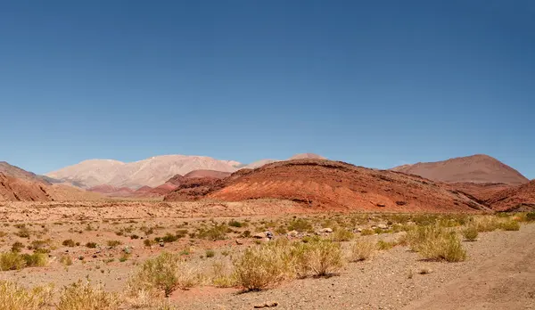 Ερημότοπο Άποψη Της Άνυδρης Κοιλάδας Κόκκινη Άμμος Σχηματισμοί Ψαμμίτη Και — Φωτογραφία Αρχείου