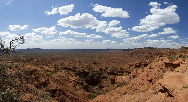 Окружающая Среда Панорама Красного Каньона Вид Пустыню Скалы Песчаники Вазы — стоковое фото
