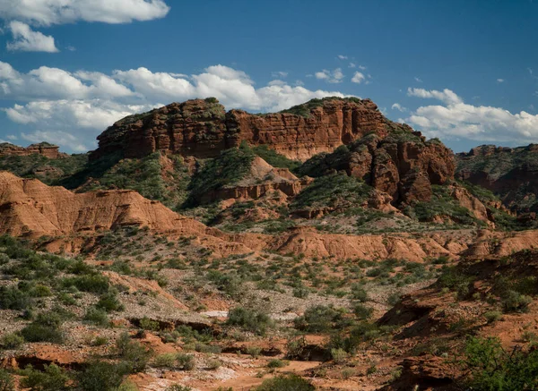 Пустынный Пейзаж Геология Красивый Холм Сьерра Лас Кихадас — стоковое фото