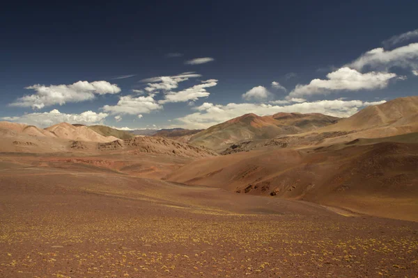 Wüstenlandschaft Sehr Hoch Den Andenkordilleren Schöne Aussicht Auf Das Braune — Stockfoto