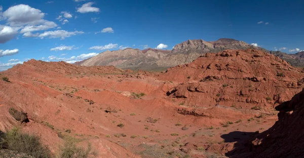 Canyon Rosso Veduta Del Deserto Arido Valle Arenaria Formazioni Rocciose — Foto Stock