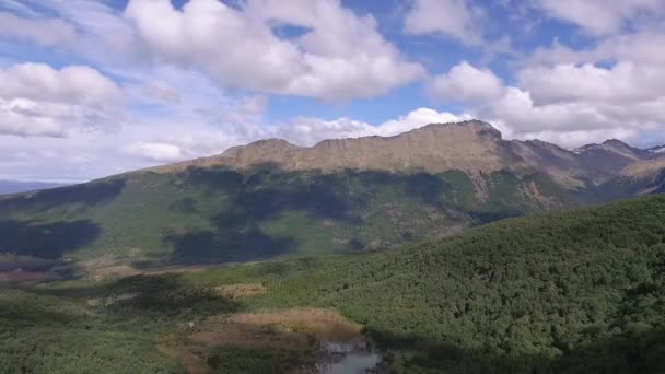 Vista Aérea Del Río Agua Del Glaciar Turquesa Que Fluye — Vídeo de stock