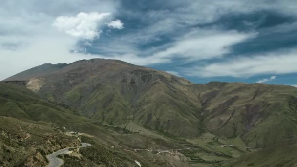 Zeitraffer Des Beliebten Ausflugsziels Cuesta Del Obispo Salta Argentinien Wir — Stockvideo