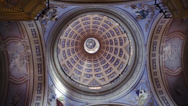 Architecture View Basilica Menor Convento San Francisco Vault Dome — Αρχείο Βίντεο