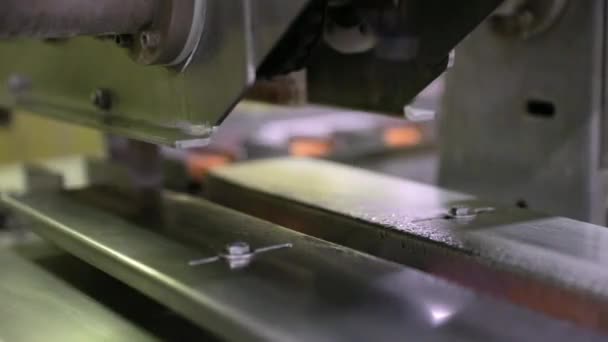 Пищевой Промышленности Автоматизация Технология Производстве Продуктов Питания Коммерческая Машина Приготовления — стоковое видео