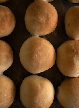 fırın dışında taze ekmek.