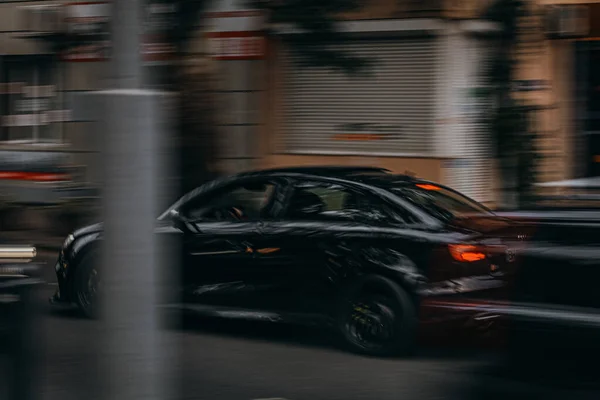 Blurred Background Car City — Stock Photo, Image