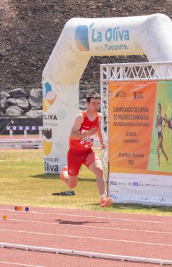 İstanbul, Türkiye - 15 Temmuz, 20 021: Balkan yarışı sırasında İstanbul 'da koşan atletler