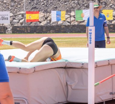 İstanbul, Türkiye - 24 Eylül, 2016: Balkan Üniversitesi 'nde sporcular 215 atletizm şampiyonasında yarışıyor.