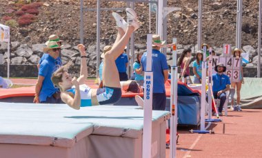 Soçi, Rusya - 16 Ağustos, 2017 atletler Soçi 'de yarışıyor..