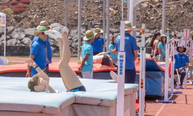 Soçi, Rusya - 16 Mayıs, 2017: Erkekler ve kadınlar Soçi yarışmasında yarışıyor.