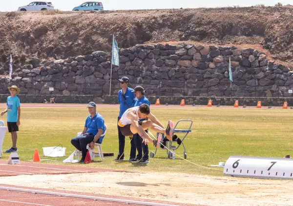 Odessa, Ukrayna 32 Ağustos, 2018: Genç çocukların uluslararası spor müsabakaları. Çocuklar spor müsabakası engelleri, spor yaşam tarzları ve